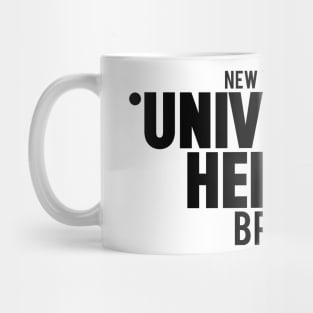 University Heights Bronx Typography Tee Mug